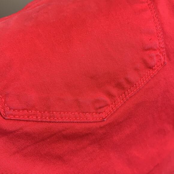J Brand Bright Red Skinny Leg Ankle Jeans - Picture 10 of 10